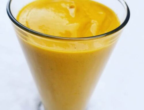 Carrot and Golden (Beet) Milk Smoothies